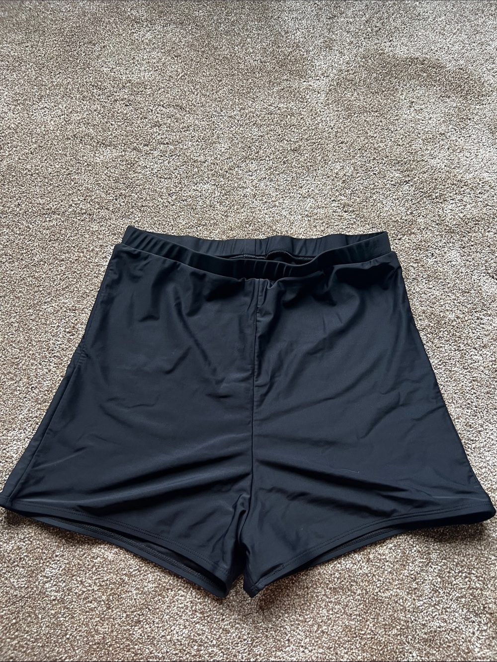 Black Women's Swim Shorts - Classic Comfort